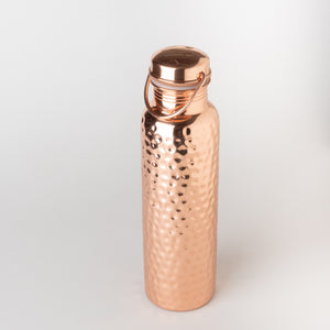 Copper Bottle 950ml, Hand Hammered